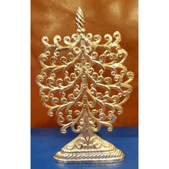 Silver Toned Torino Earring Holder Tree Of Life Jewelry Display - Picture 1 of 5
